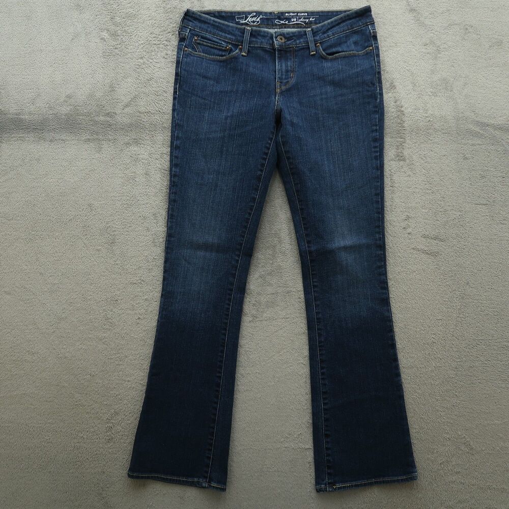 Levi's Jeans Women's Size 29 Blue Low-Rise Slight Curve Skinny Boot 31" Inseam